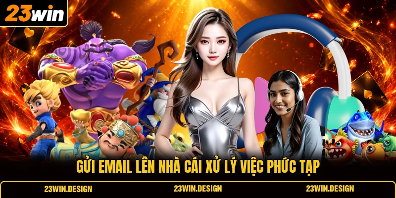 Liên Hệ 23WIN 2 Gửi email lên nhà cái xử lý việc phức tạp