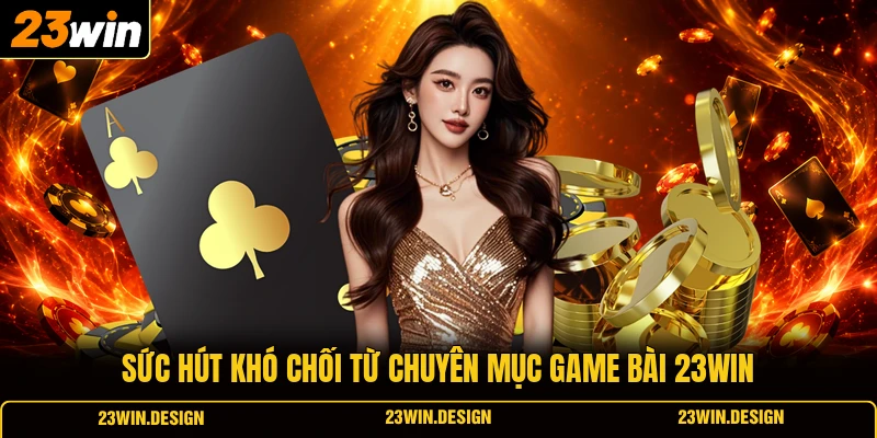 Game Bài 23WIN 1 Sức hút khó chối từ chuyên mục game bài 23WIN