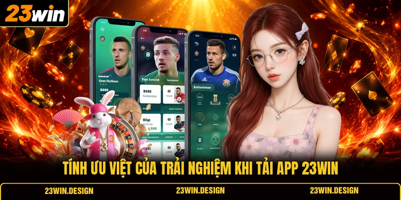 Tính ưu việt của trải nghiệm khi tải app 23WIN